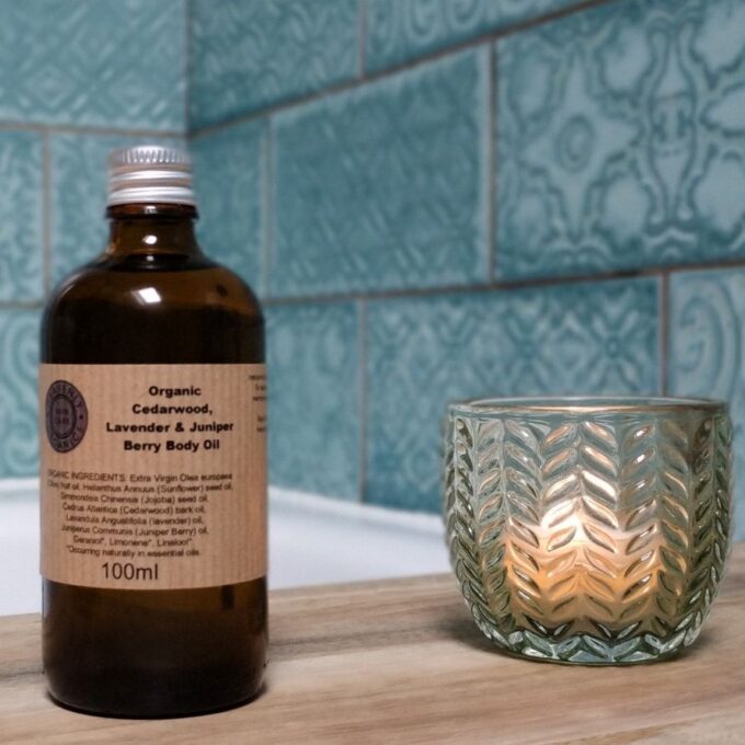 Organic Cedarwood, Lavender & Juniper Berry Body Oil
