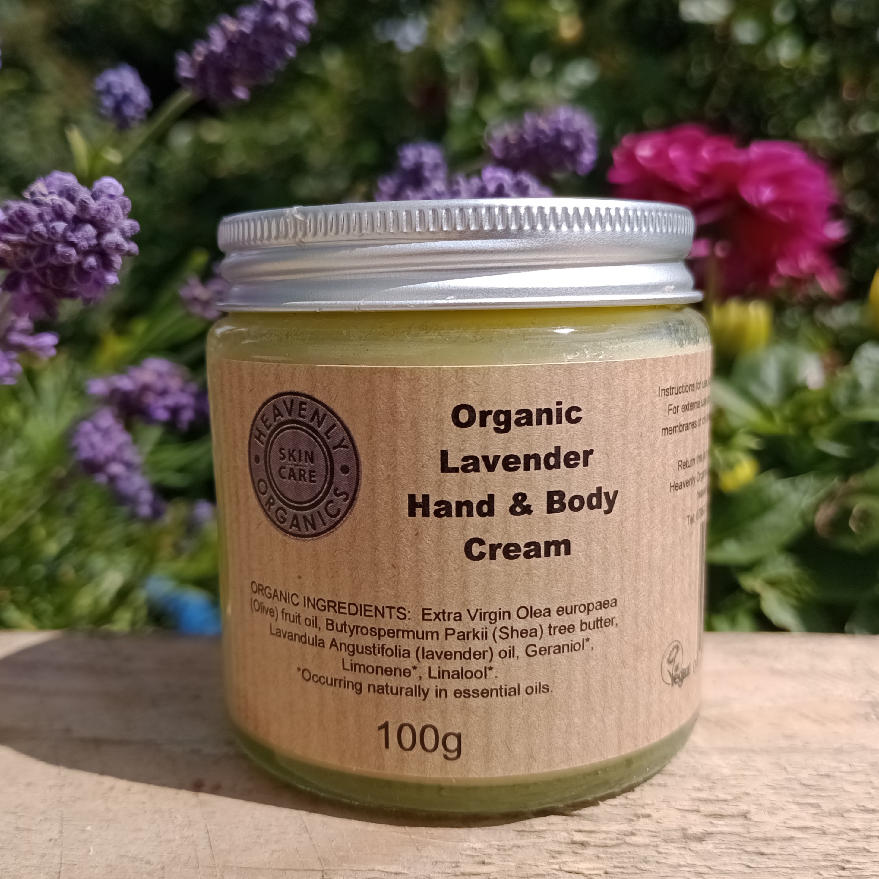 Organic Lavender Hand & Body Cream