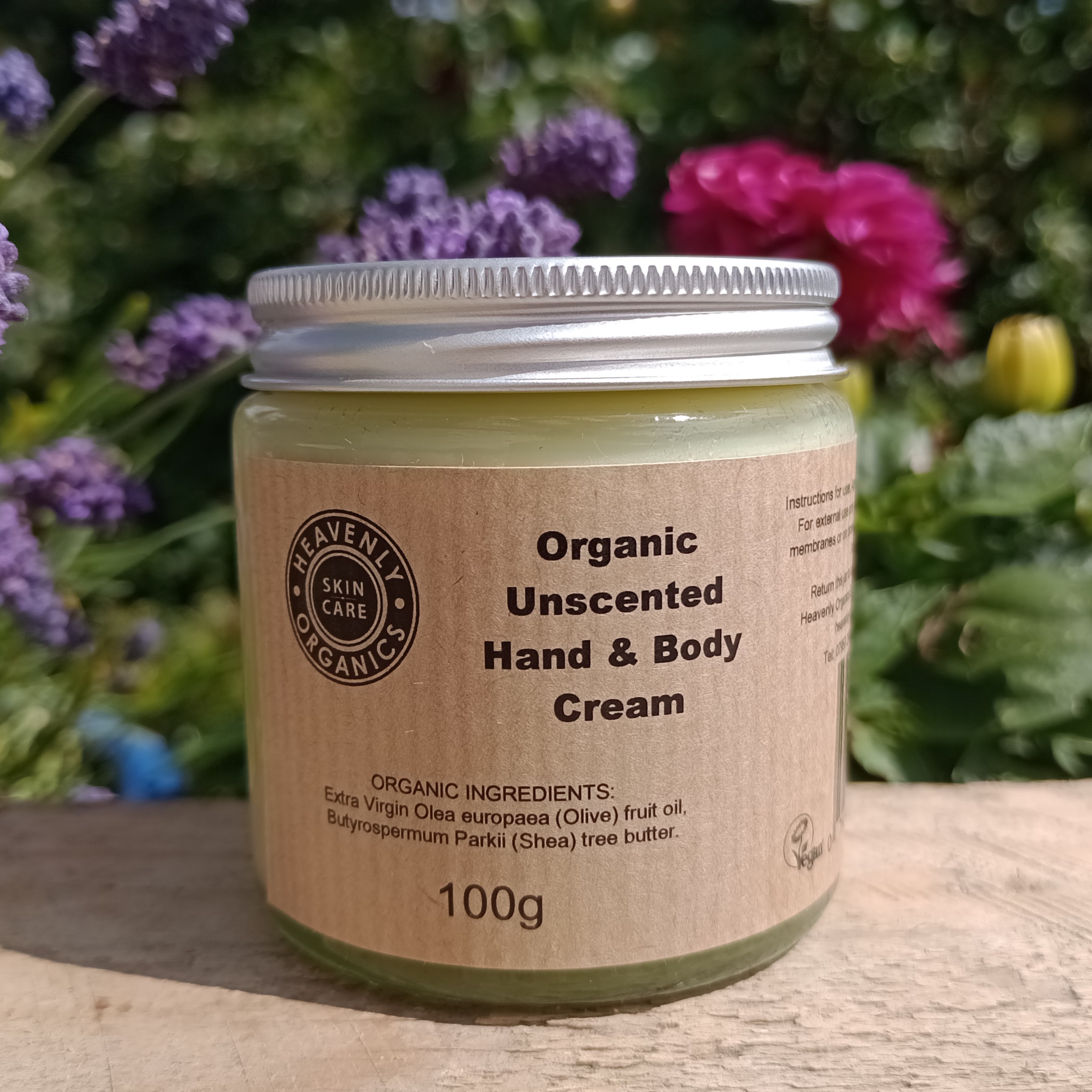 Organic Unscented Hand & Body Cream