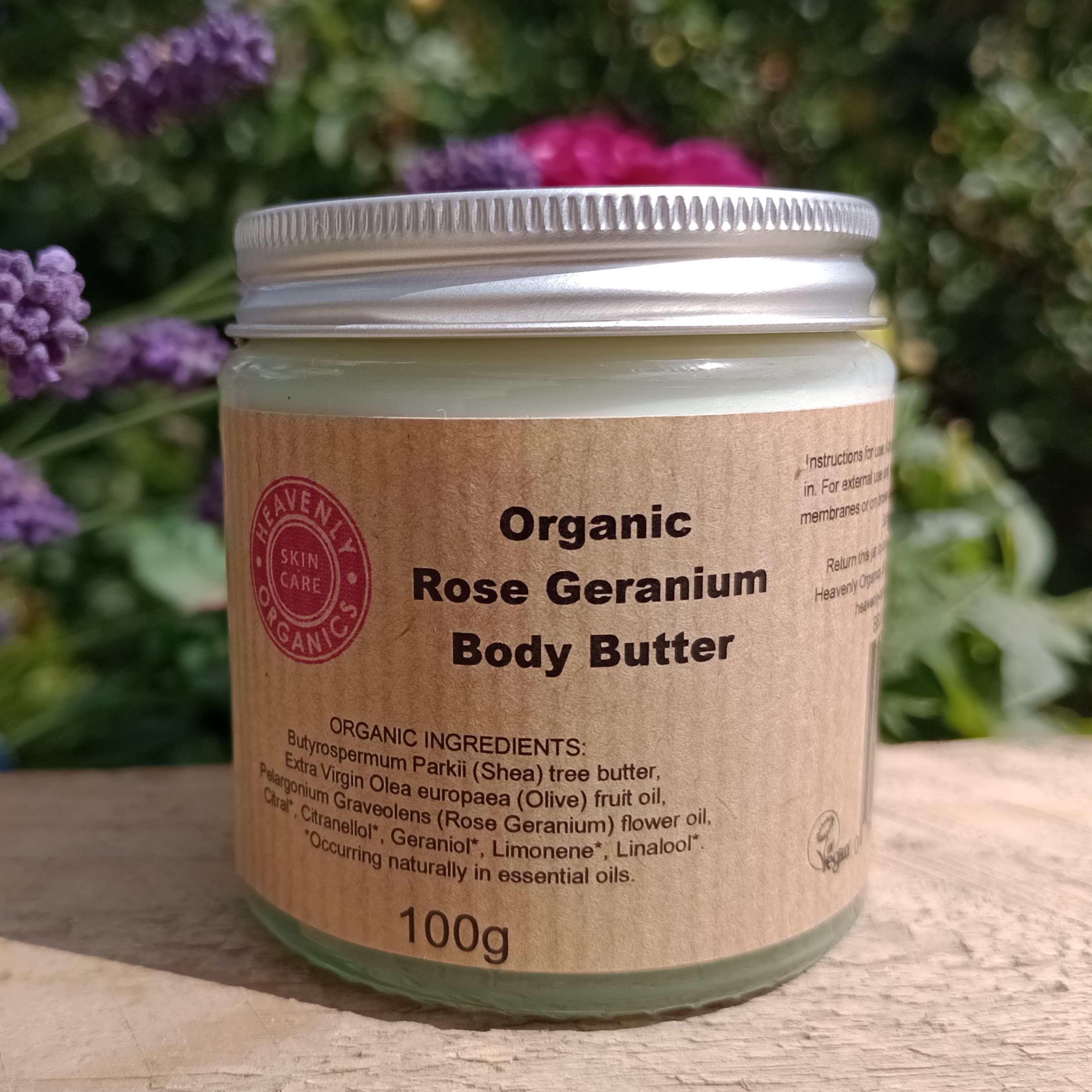 Organic Rose Geranium Body Butter