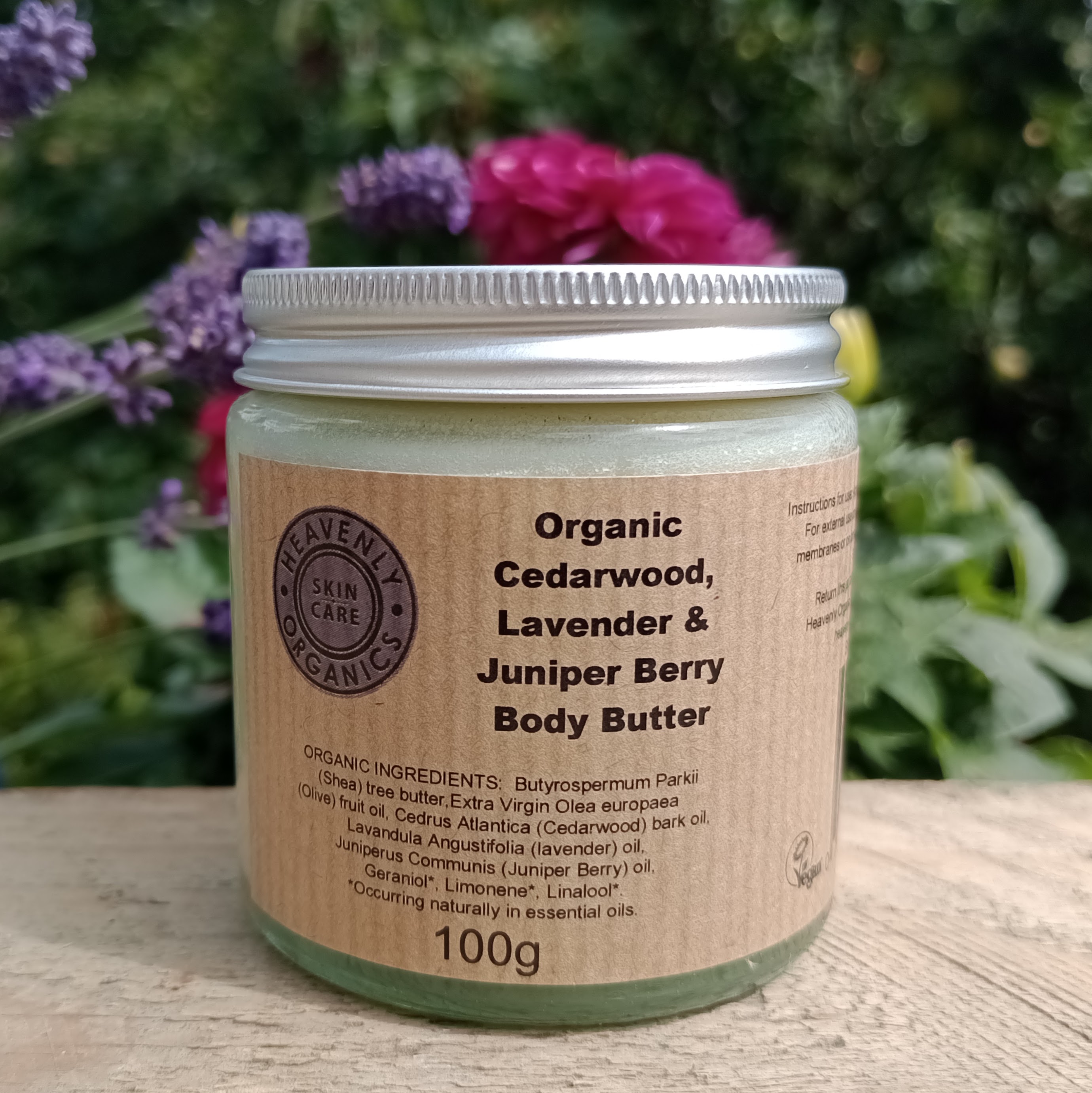 Organic Cedarwood, Lavender & Juniper Berry Body Butter