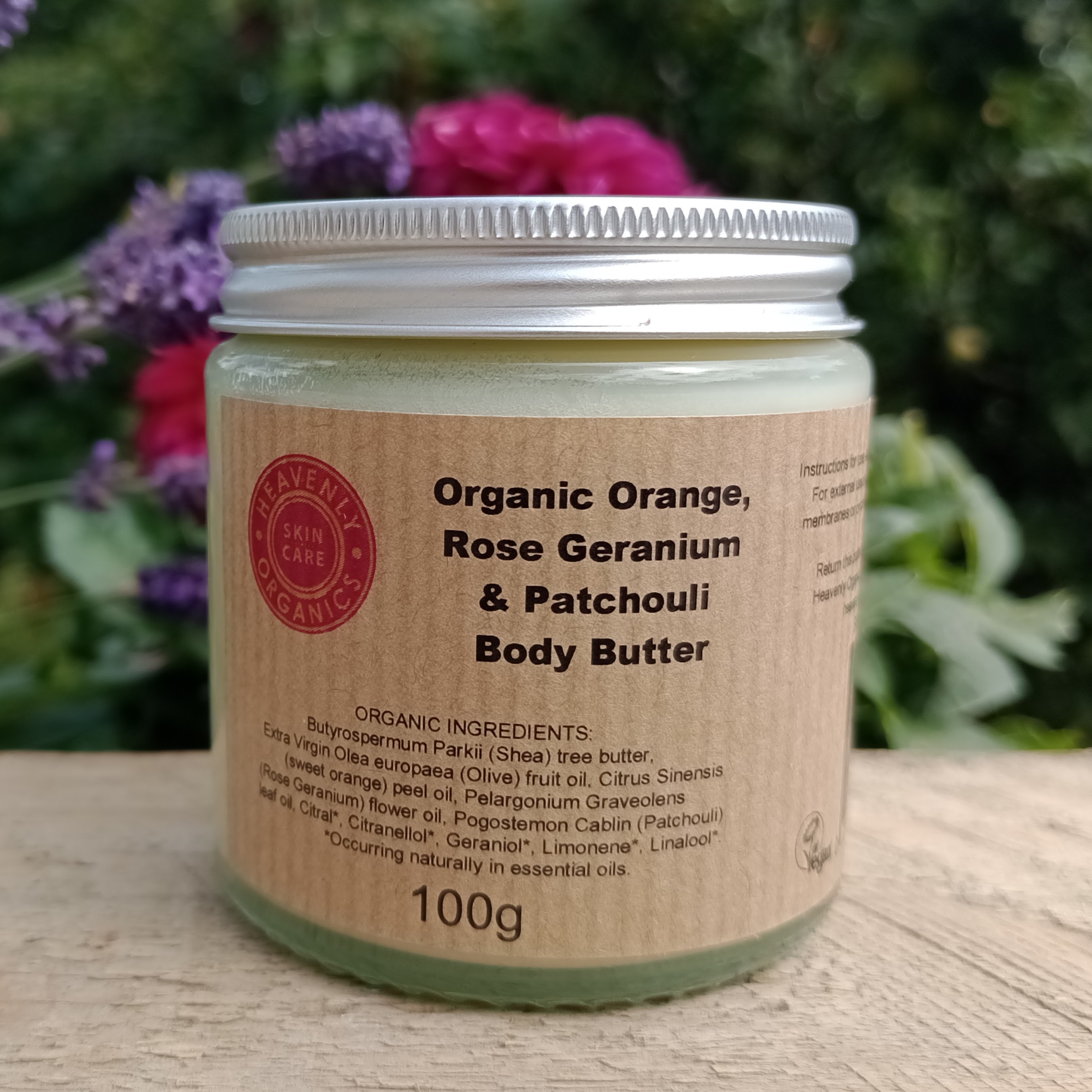 Organic Orange, Rose Geranium & Patchouli Body Butter