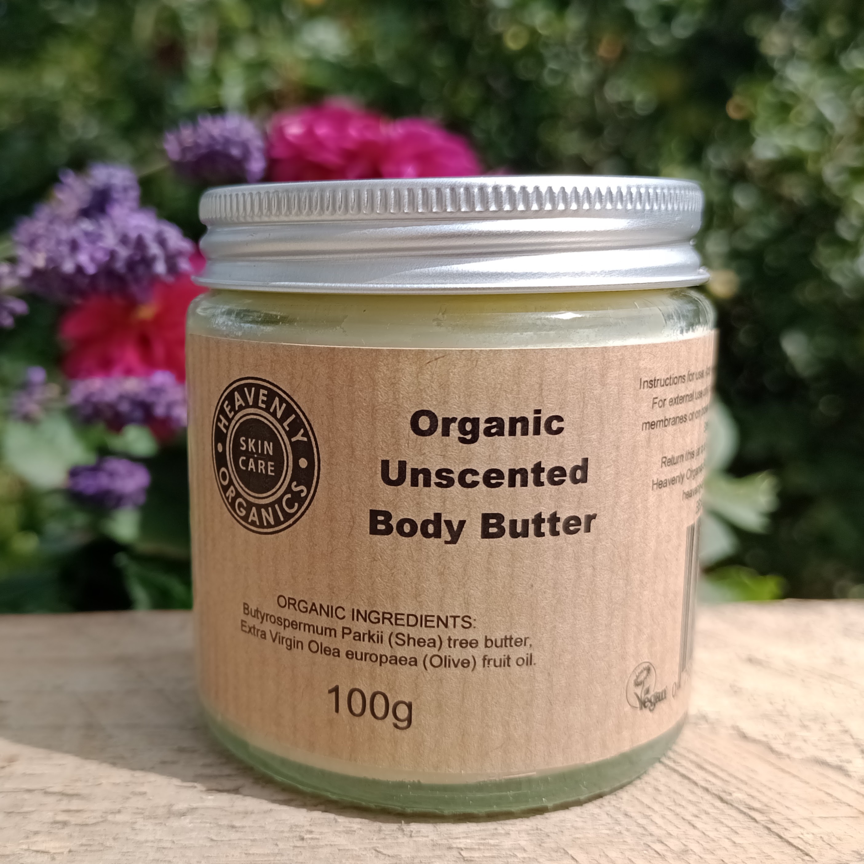 Unscented Organic Body Butter