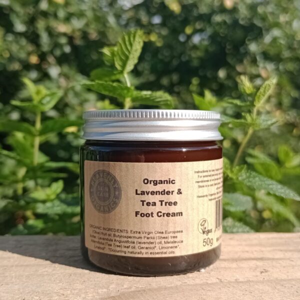 Organic Lavender & Tea Tree Foot Cream