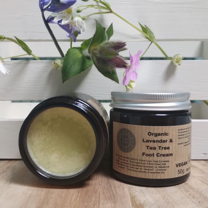 Organic Lavender & Tea Tree Foot Cream