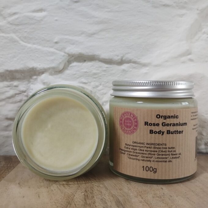 Organic Rose Geranium Body Butter