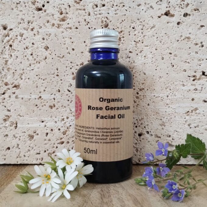 Organic Rose Geranium Facial Oil