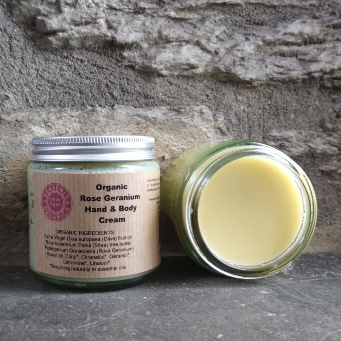 Organic Rose Geranium Hand & Body Cream