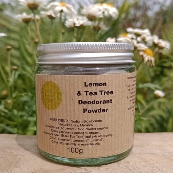 Lemon & Tea Tree Deodorant Powder