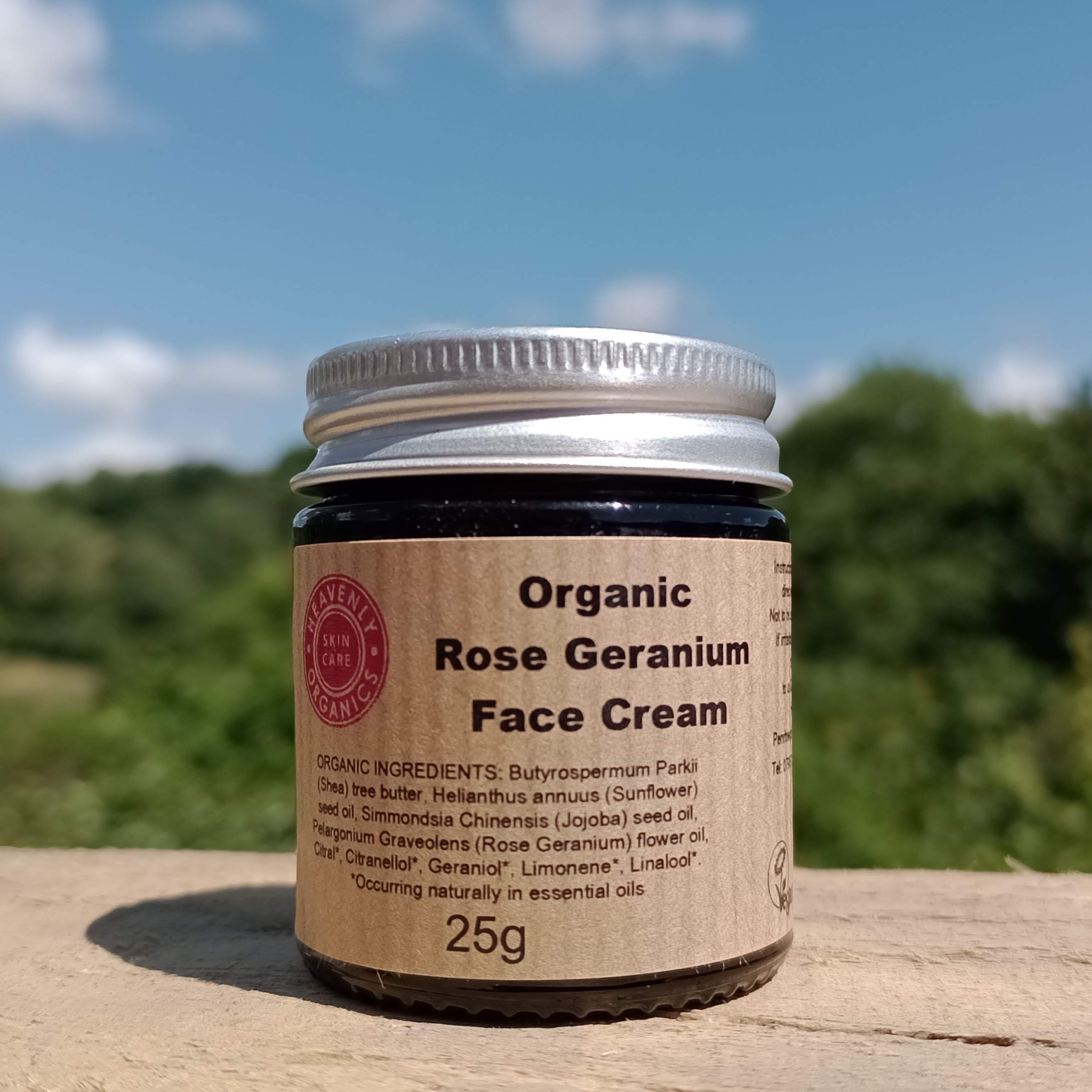 Organic Rose Geranium Face Cream
