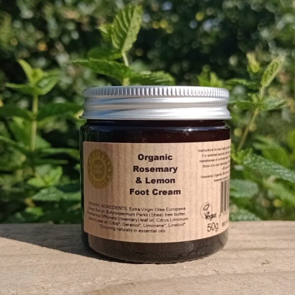 Organic Rosemary & Lemon Foot Cream