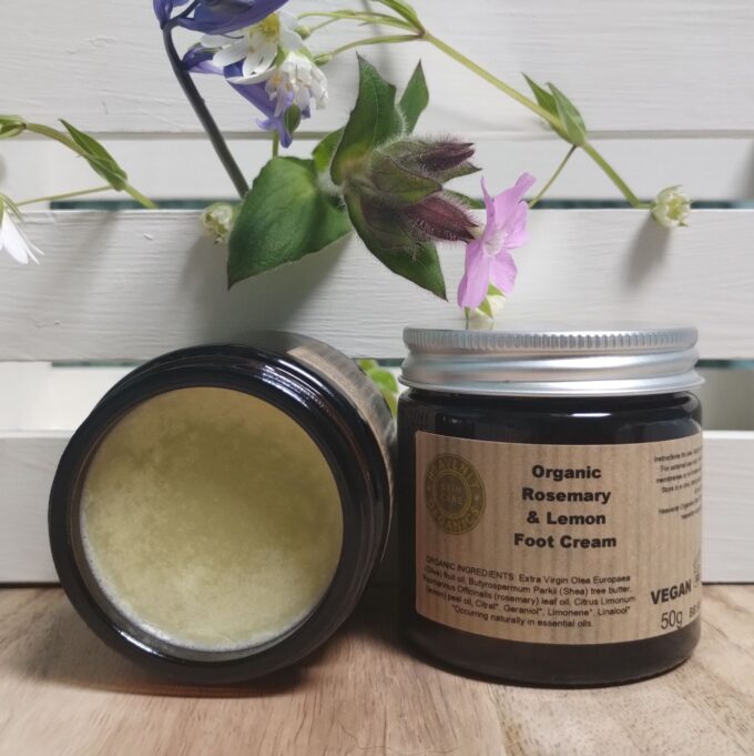 Organic Rosemary & Lemon Foot Cream