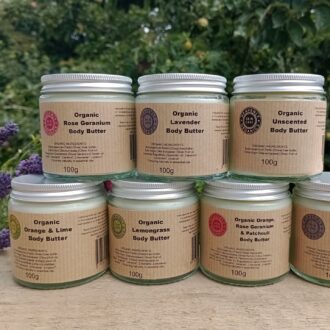 100% Organic & Vegan Body Butters