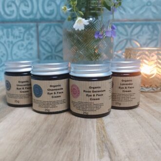 100% Organic & Vegan Eye & Face Creams