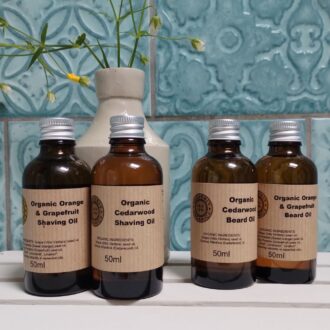 100% Organic & Vegan Beard & Shaving Oils