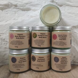 100% Organic & Vegan Body Butters