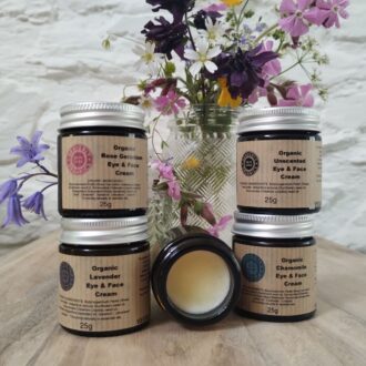 100% Organic & Vegan Eye & Face Creams